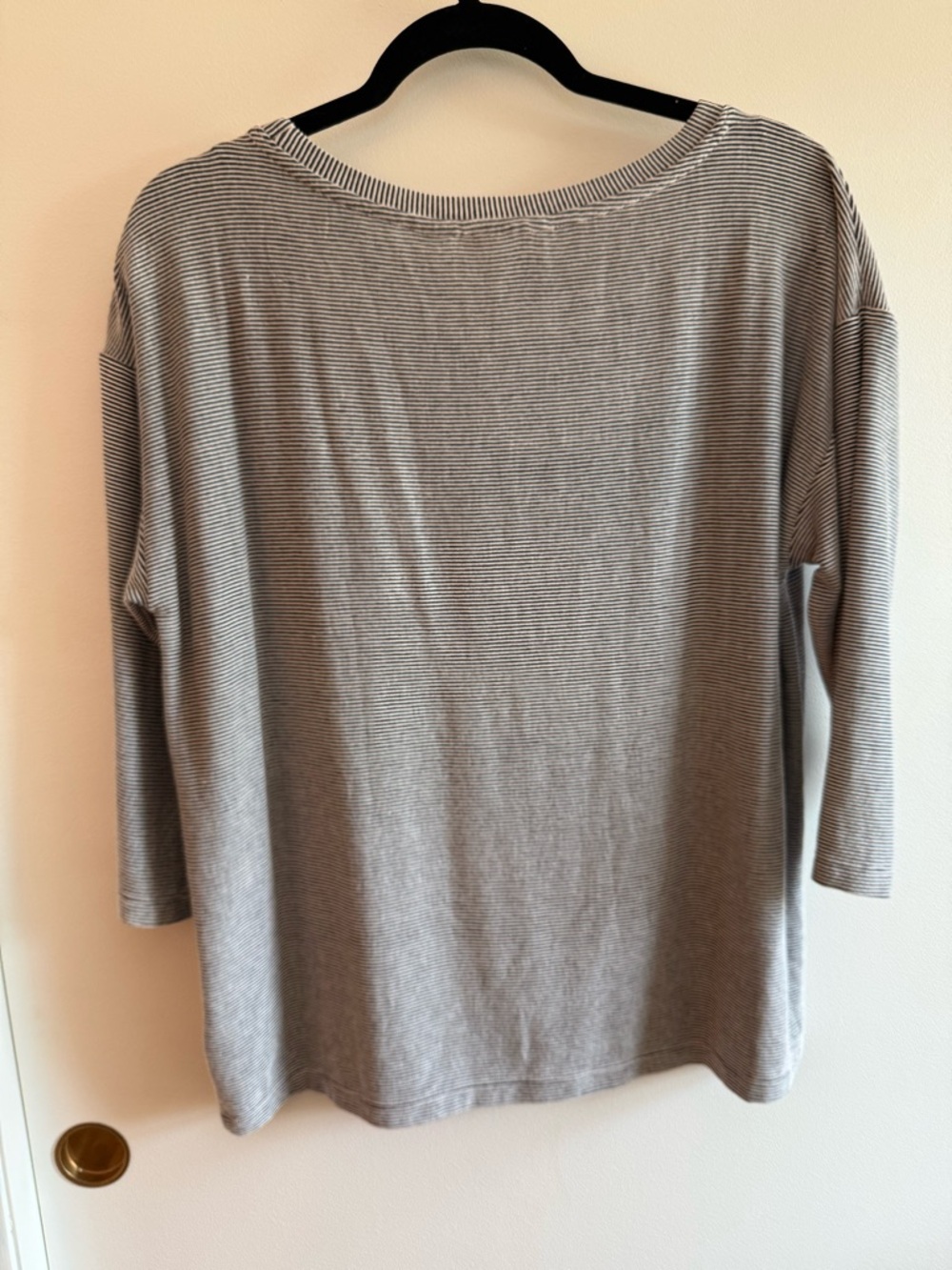 Christian Siriano Navy & White Striped Tee - Picture 3 of 6